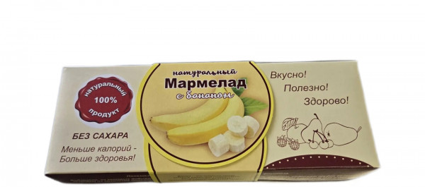 №2 Мармелад натуральный "Банан" 140г  в Качканаре