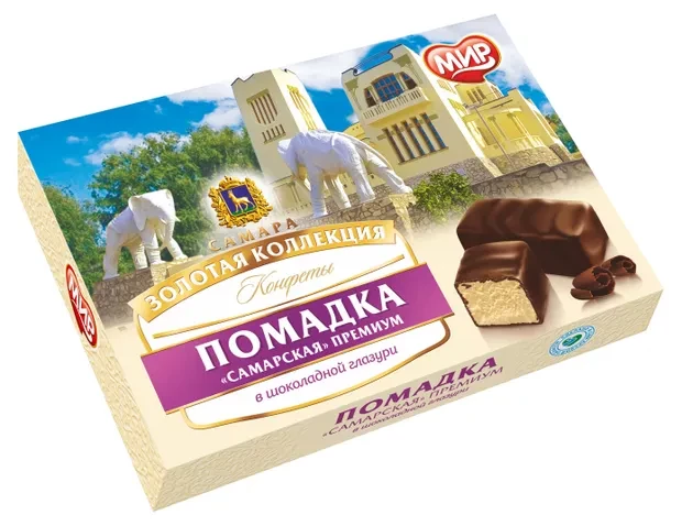  КФ МИР Помадка ШОКОЛАДНОЙ ГЛАЗУРИ 145г  в Качканаре