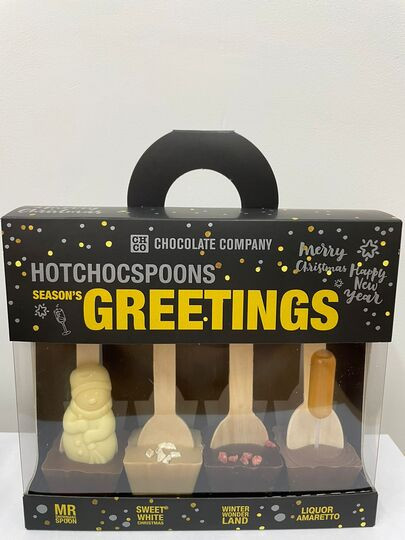  Набор шоколадных ложек «SEASON`S GREETINGS» (4 ложки по 50 гр), 200гр в Качканаре